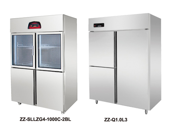 豪（háo）華標準型B係列商用（yòng）直冷雙溫玻璃門冷凍冷藏櫃